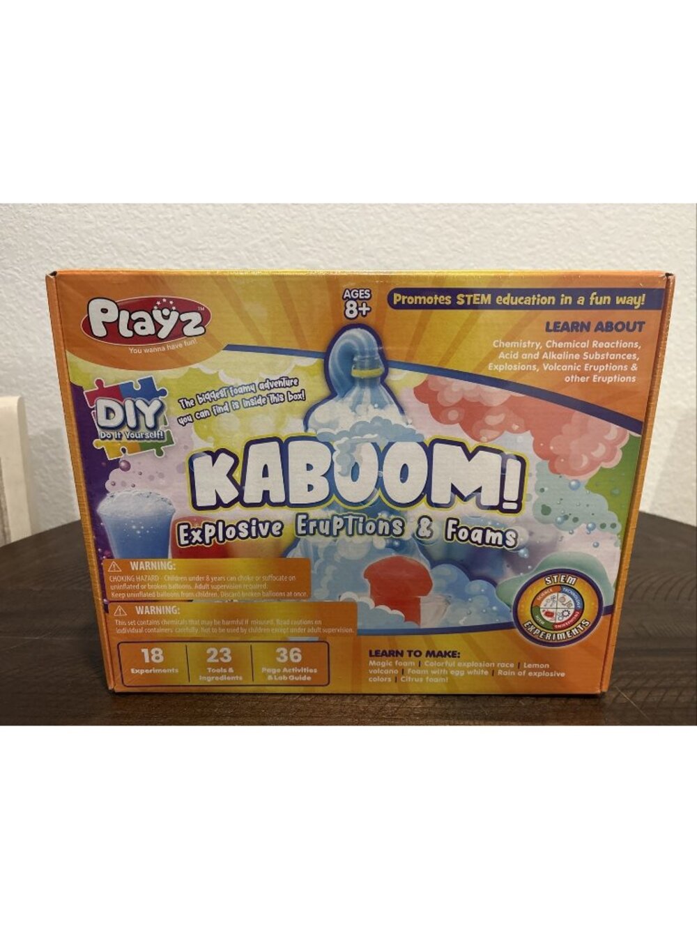 SEALED-Playz KABOOM Explosive Eruptions & Foams - Stem Experiments